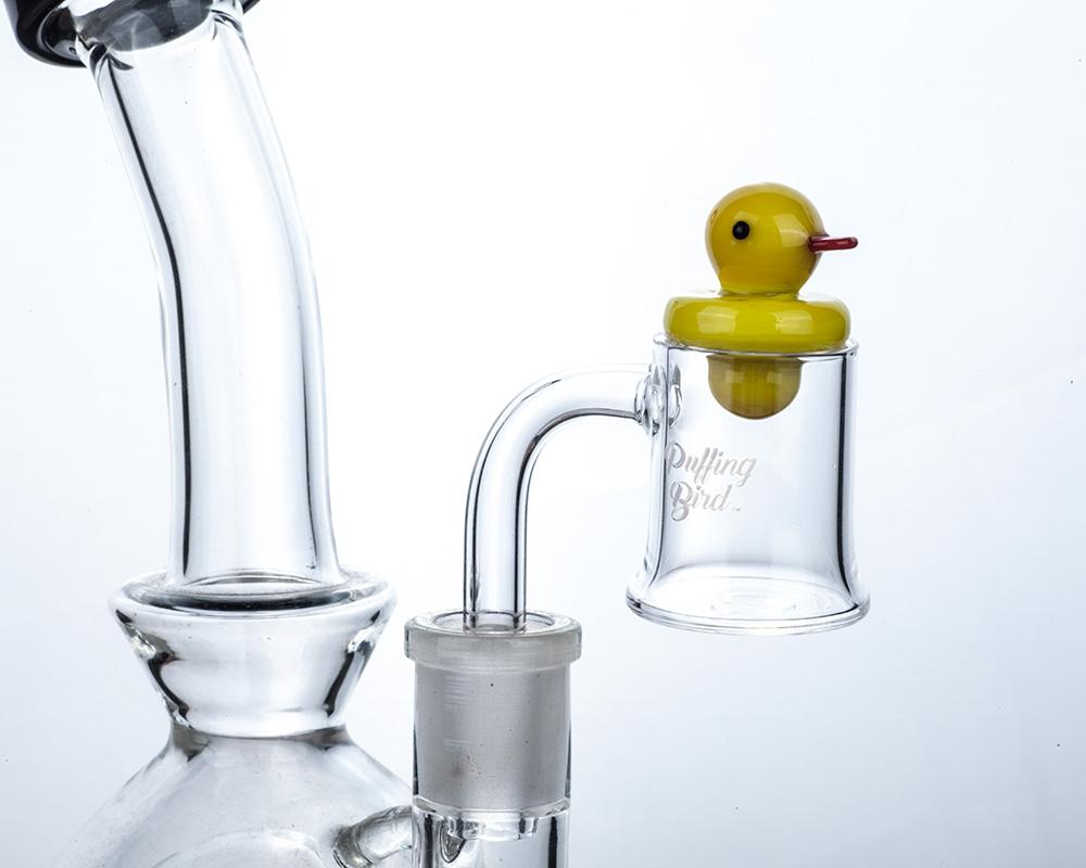 Puffing Bird Honey Bucket Quartz Banger/Nail 2mm Thick Bottom