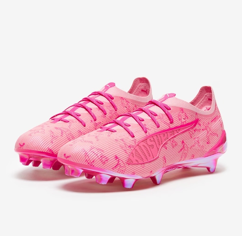 P Ultra 5 Ultimate FG Club World Cup X Kidsuper - Pink Lilac/Fast Pink/Ravish LIMITED EDITION