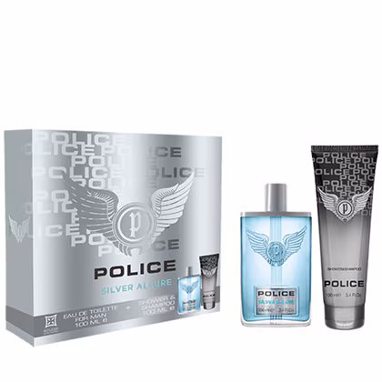 Police Silver Allure Eau de Toilette Spray Gift Set 100ML