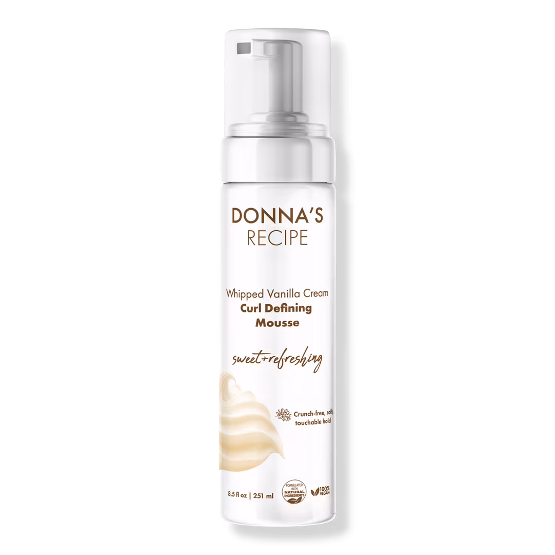 DONNA'S RECIPE  Whipped Vanilla Cream Curl Defining Mousse