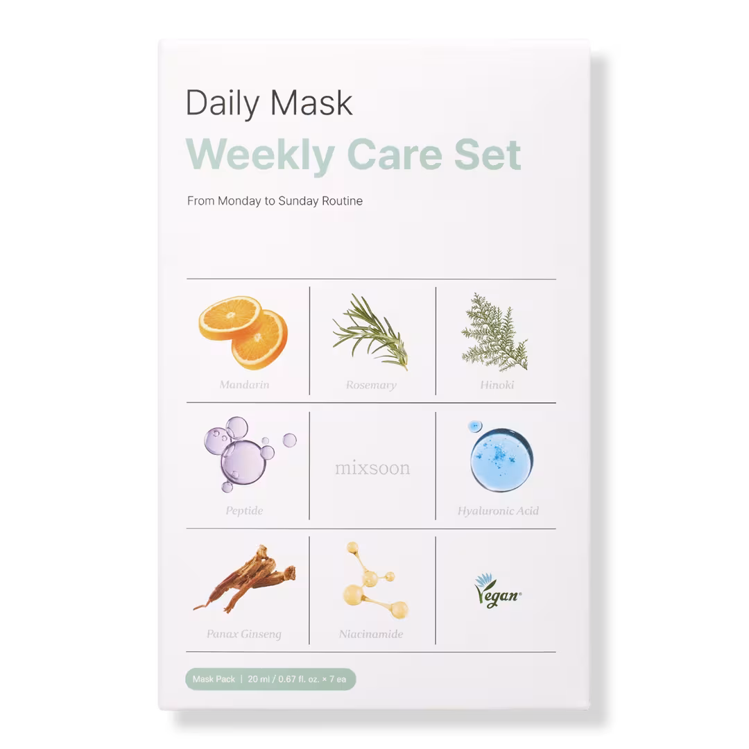 Mixsoon  Daily Mask Weekly Care Set