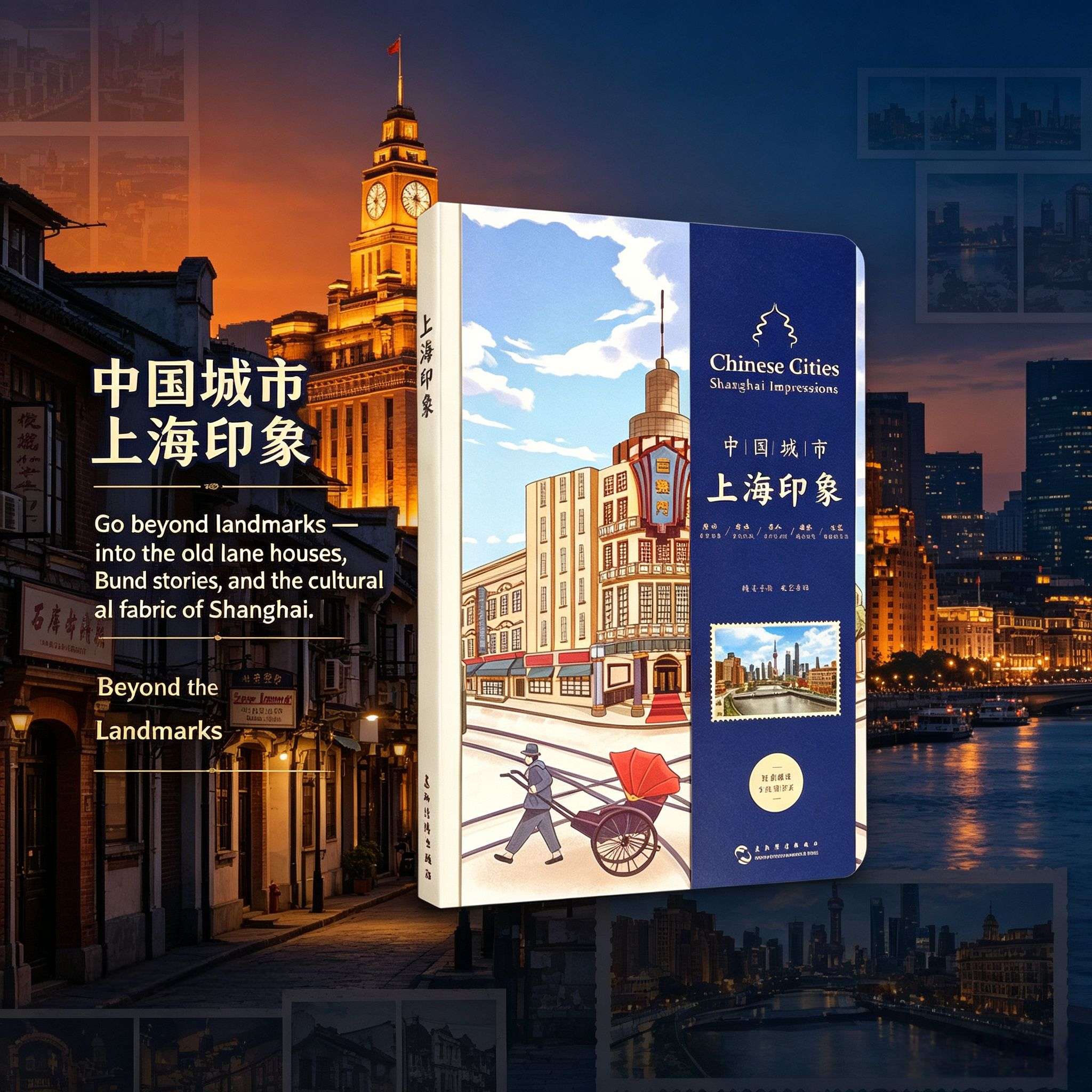 Shanghai Impressions: A Bilingual Travel Journal & Cultural Guide to China‘s Iconic City (Hardcover)