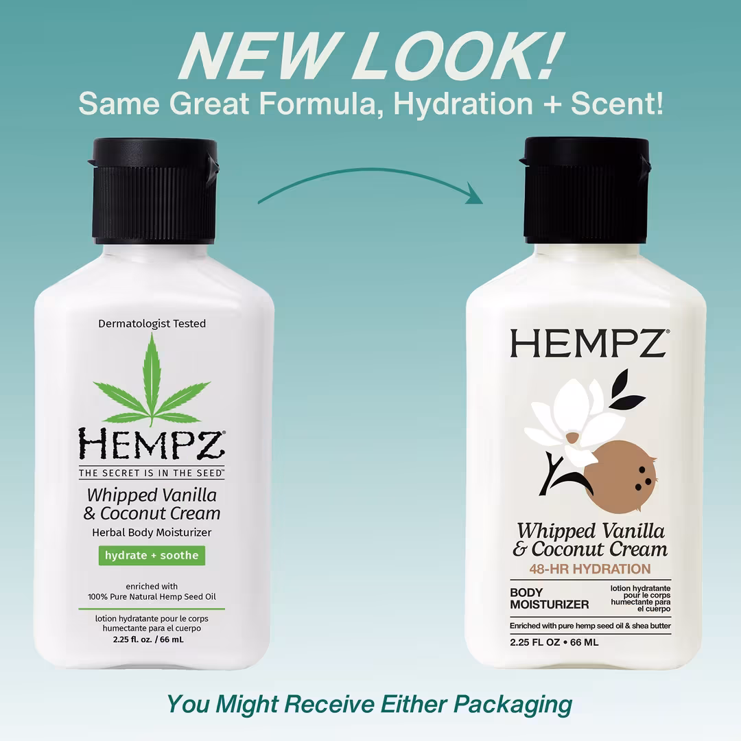 Hempz  Whipped Vanilla & Coconut Cream Body Moisturizer