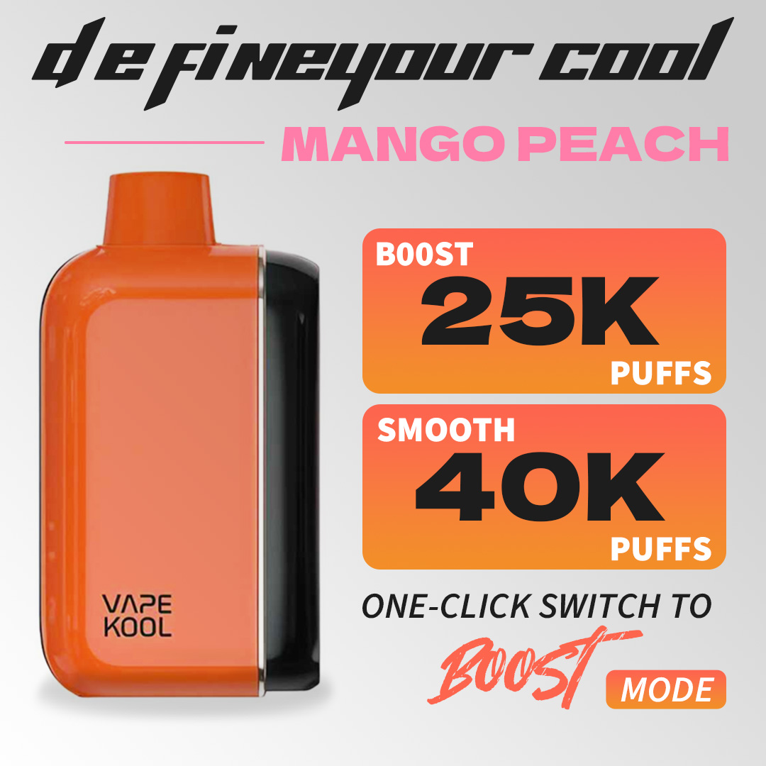 MANGO PEACH VAPEKOOL KOLOS 40000 PUFFS