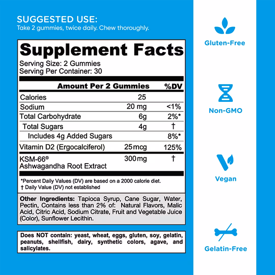 Goli Nutrition  Ashwagandha Gummies