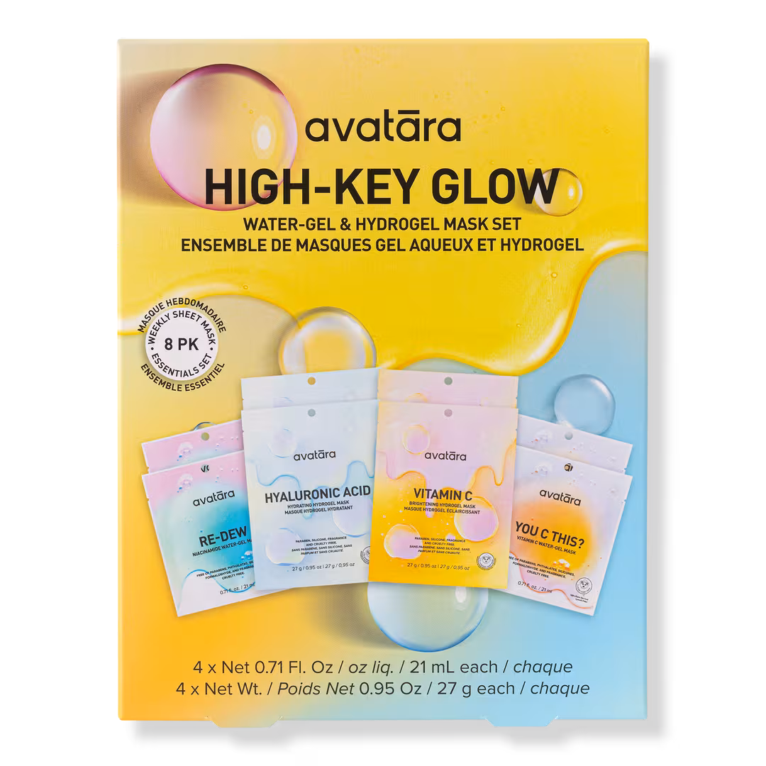 Avatara Skin  High Key Glow Mask Set