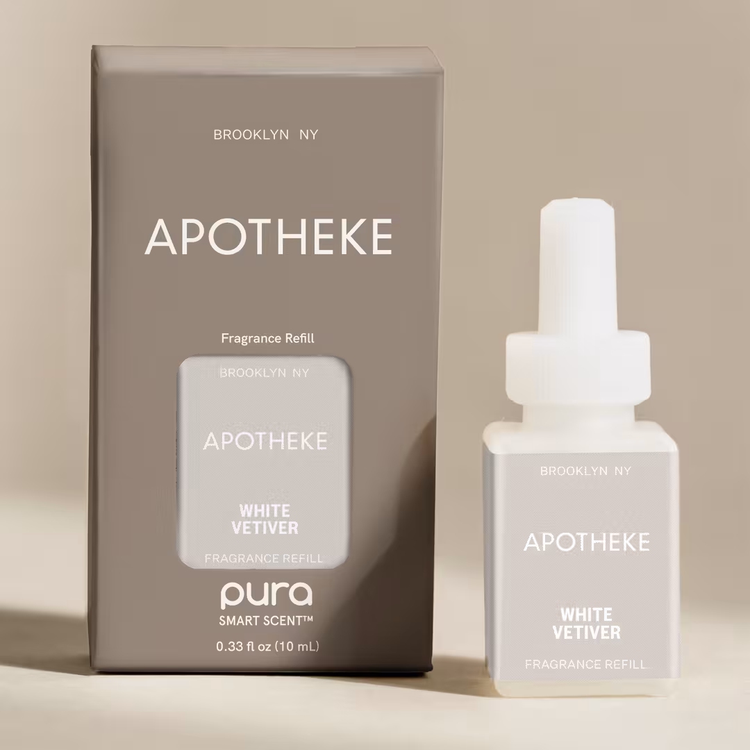 APOTHEKE  White Vetiver Pura Smart Scent Fragrance Refill, Set of 2
