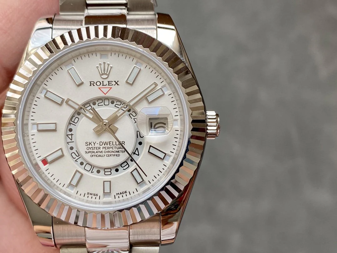 Rolex Watch SKY-DWELLER 42 WHITE DIAL STAINLESS STEEL