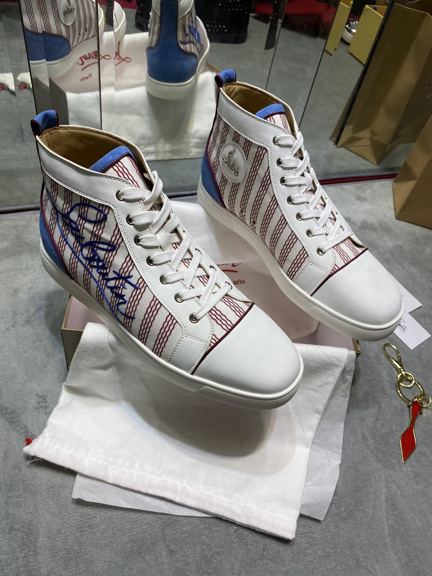 Christian Louboutin Red bottom High-Top - CCSHOES