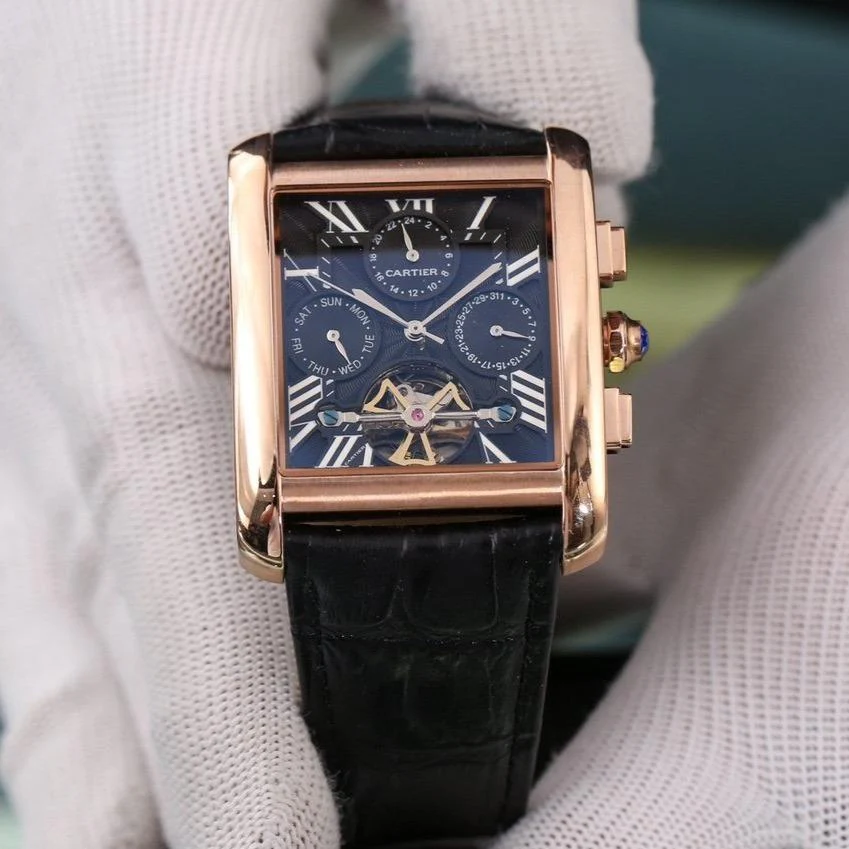 Cartier Watch TANK MC ANNUAL CALENDAR TOURBILLON