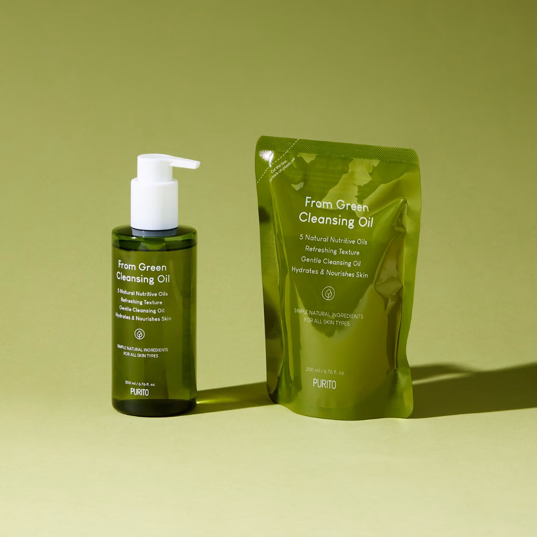 Von Green Cleansing Oil Set, Reinigungsöl und Nachfüllset