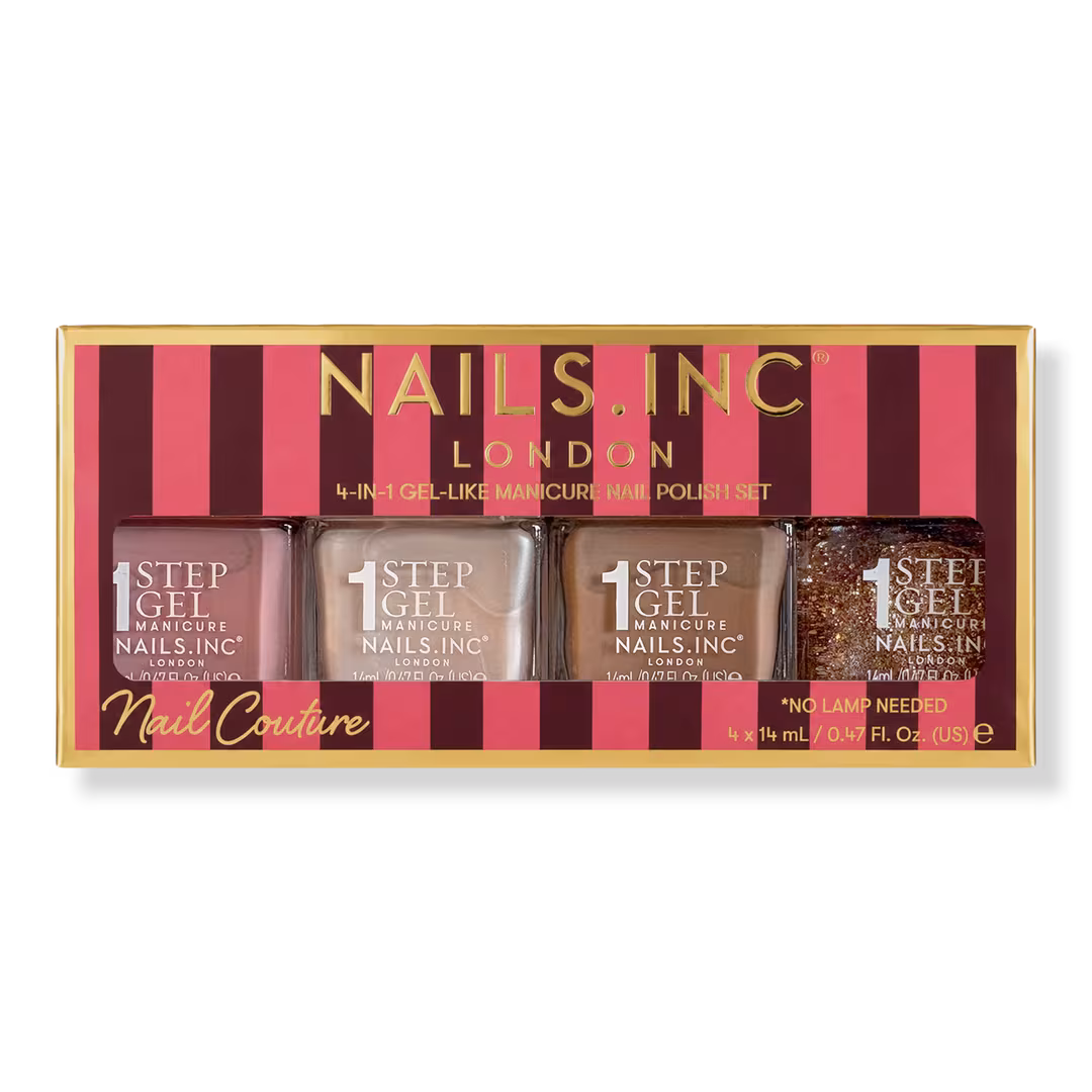 Nails Inc.  It's Topless Nail Couture 4-in-1 Gel-Like Manicure Nail Polish Set