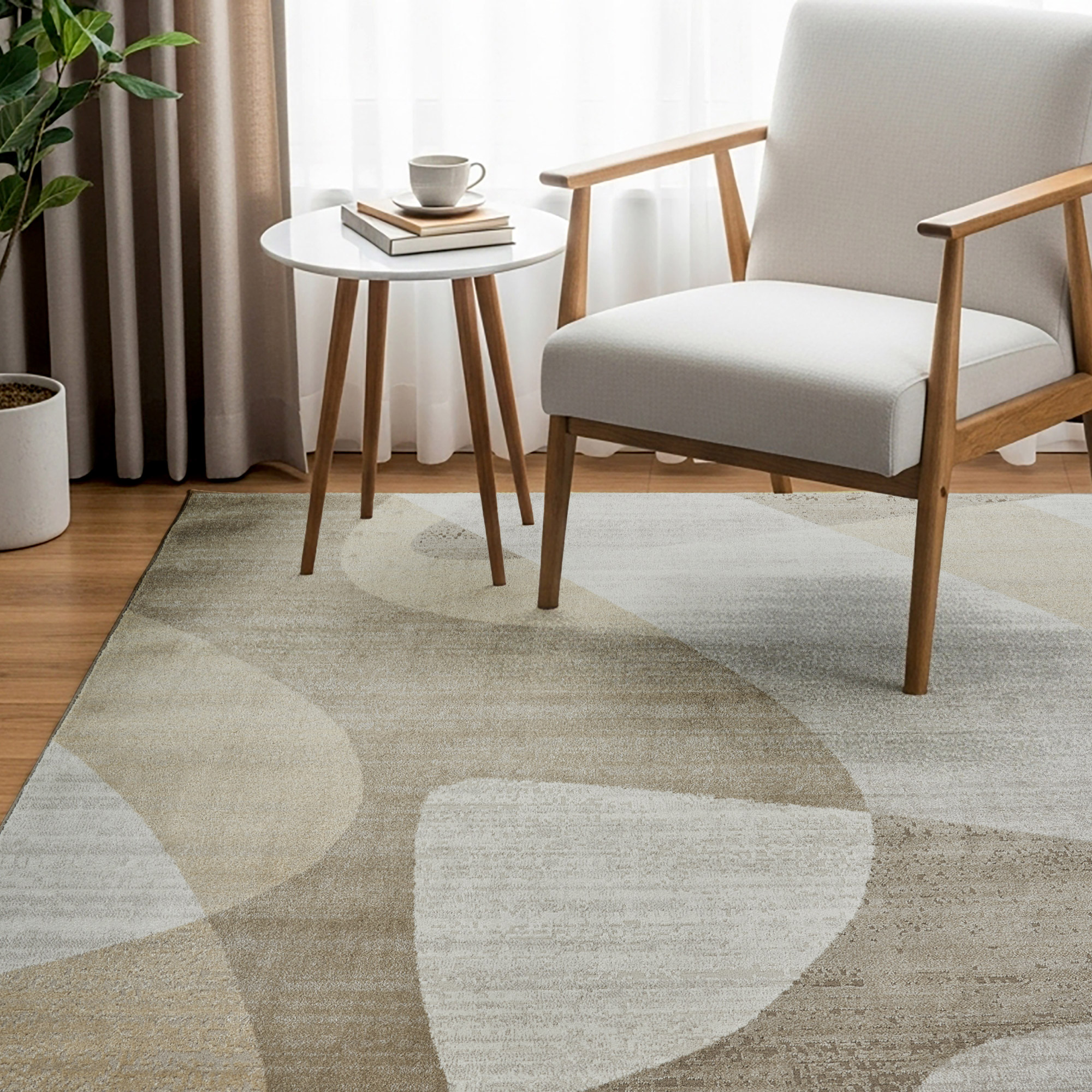 Eden Area Rug, Alma Beige, 6’6” x 9’6”