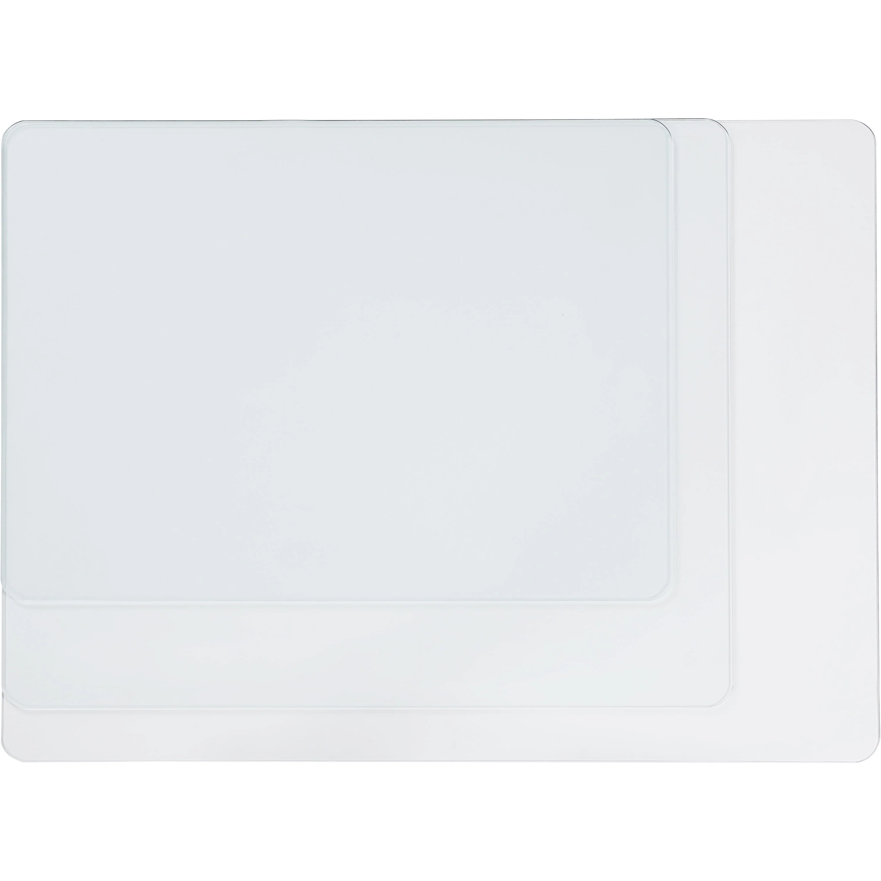 Lorell Chairmat Tempered Glass 46"Wx36"Lx1/4"H Clear 82833