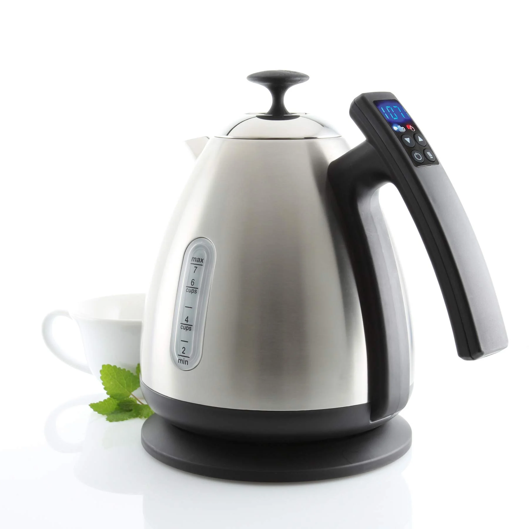 Chantal Vincent Ekettle Electric Water Kettle, 1.8-Quart, Brushed Stainless Steel