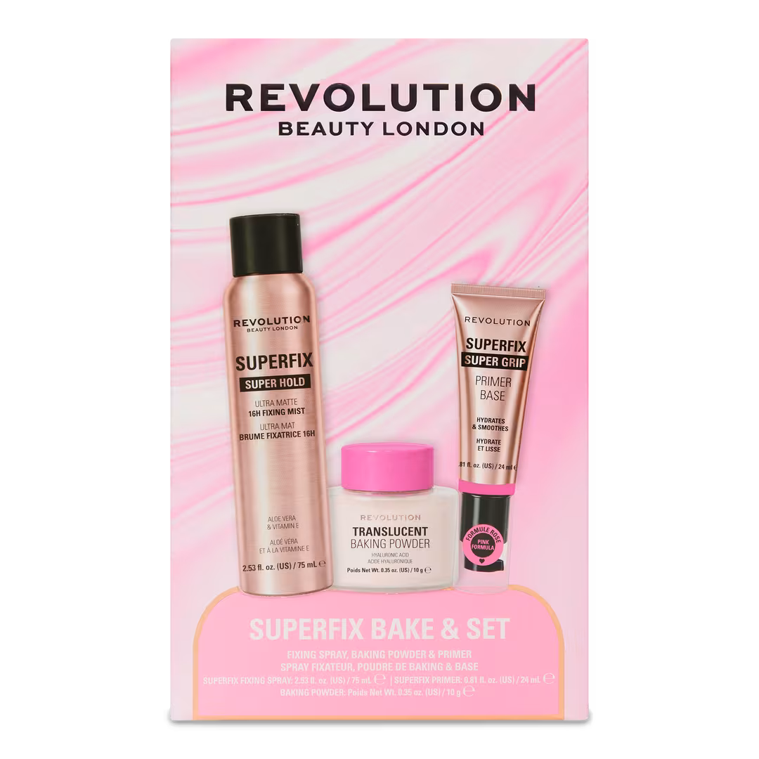 Revolution Beauty  Superfix Bake & Set