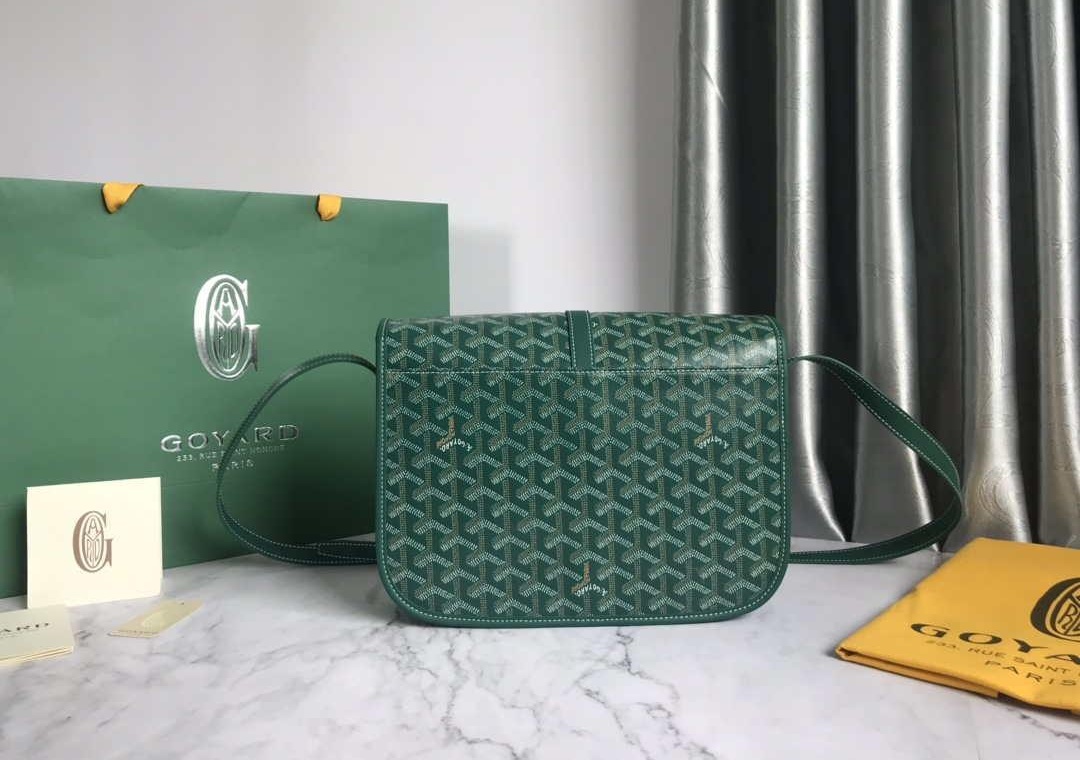 Replica Goyard 2MMLTY01CL01P Belvedere MM Bag GY020183 Green