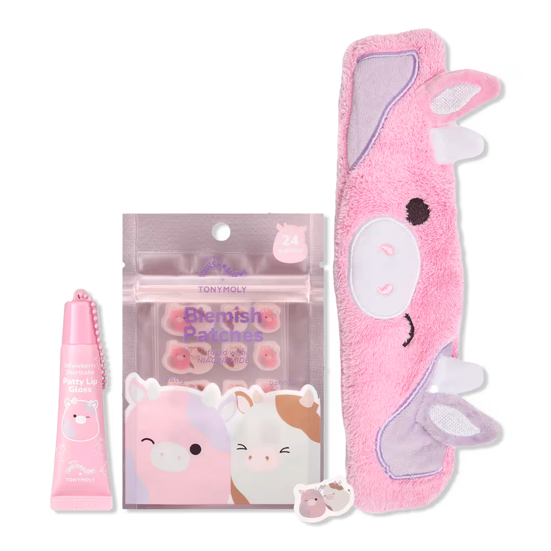 TONYMOLY  Squishmallows Perfectly Pink Patty Selfcare Bundle