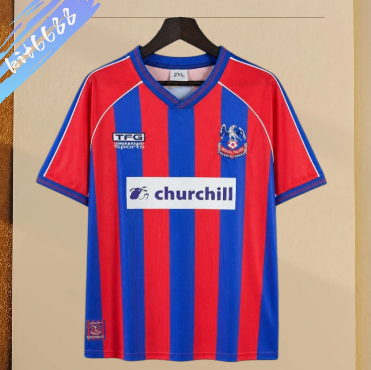 1999/2000 Crystal Palace Away Retro Football Shirt (Retro)