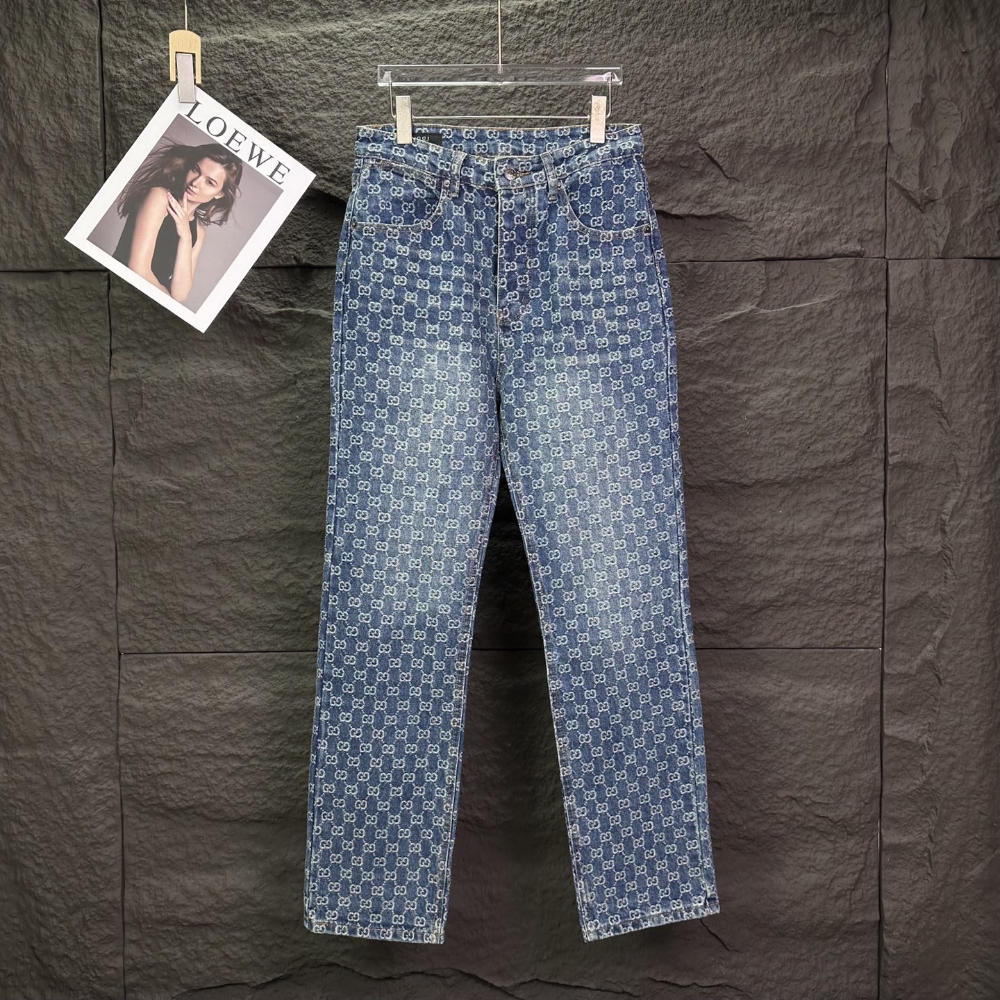 Gucci GG Monogram Denim Jeans