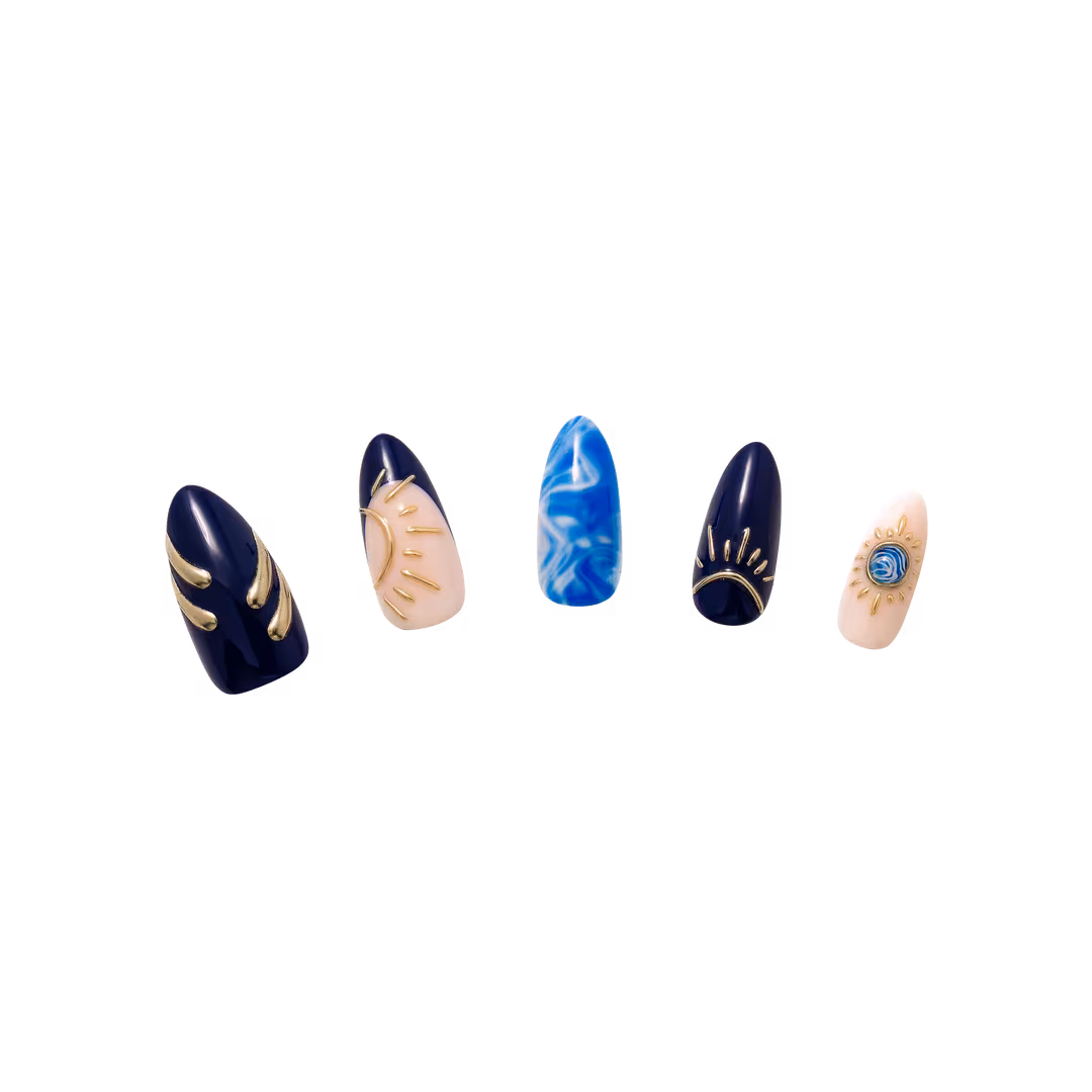 Nail Reformation  Midnight Tide Press On Nails