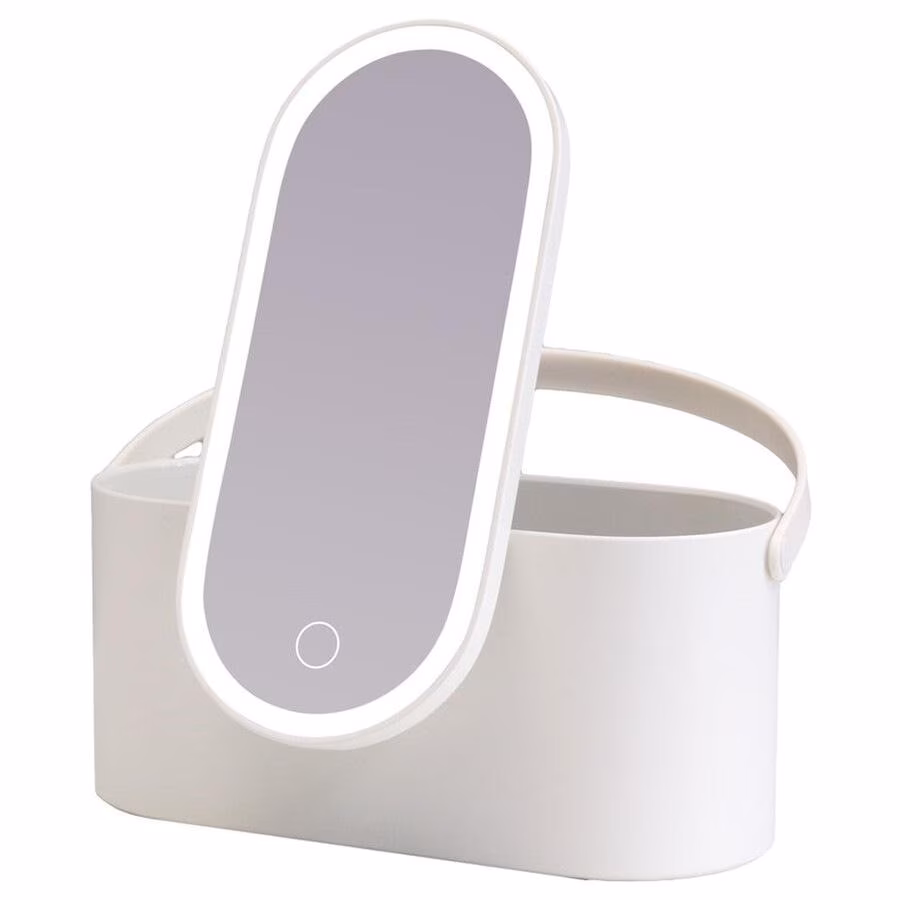 Beautycase mit dimmbarem LED-Spiegel