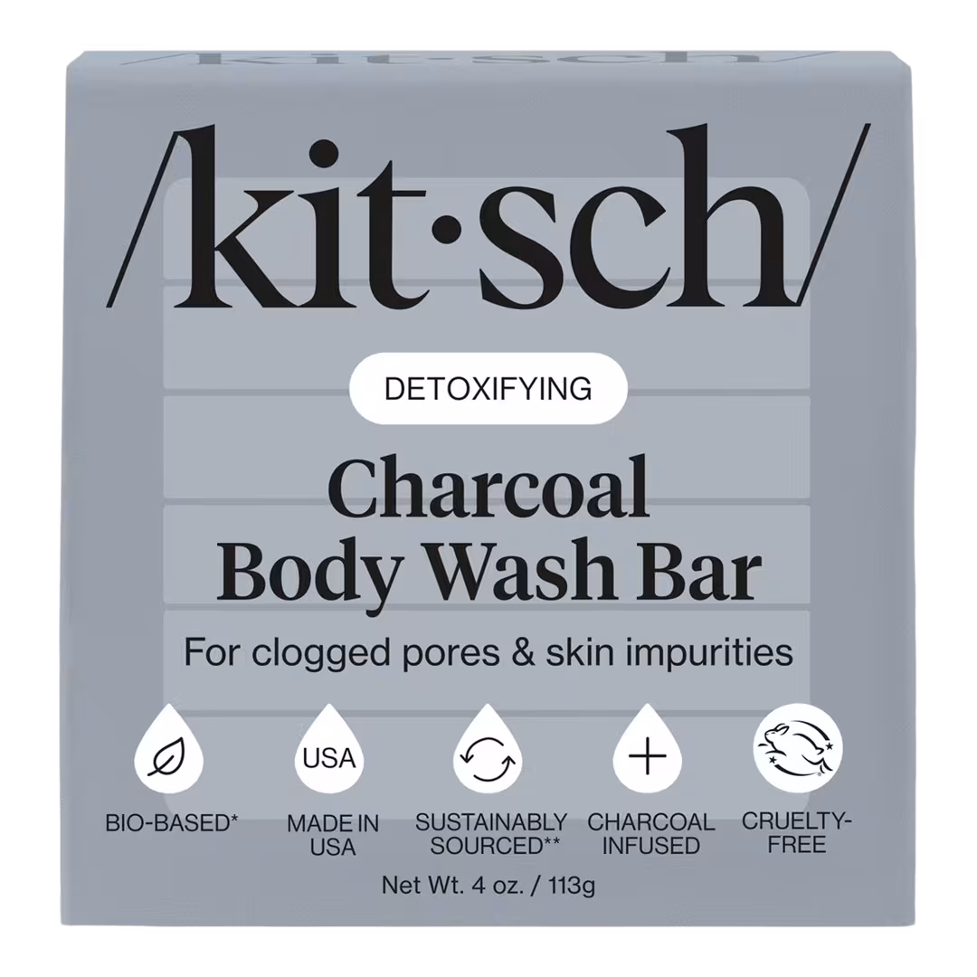 Kitsch  Detoxifying Charcoal Body Wash Bar
