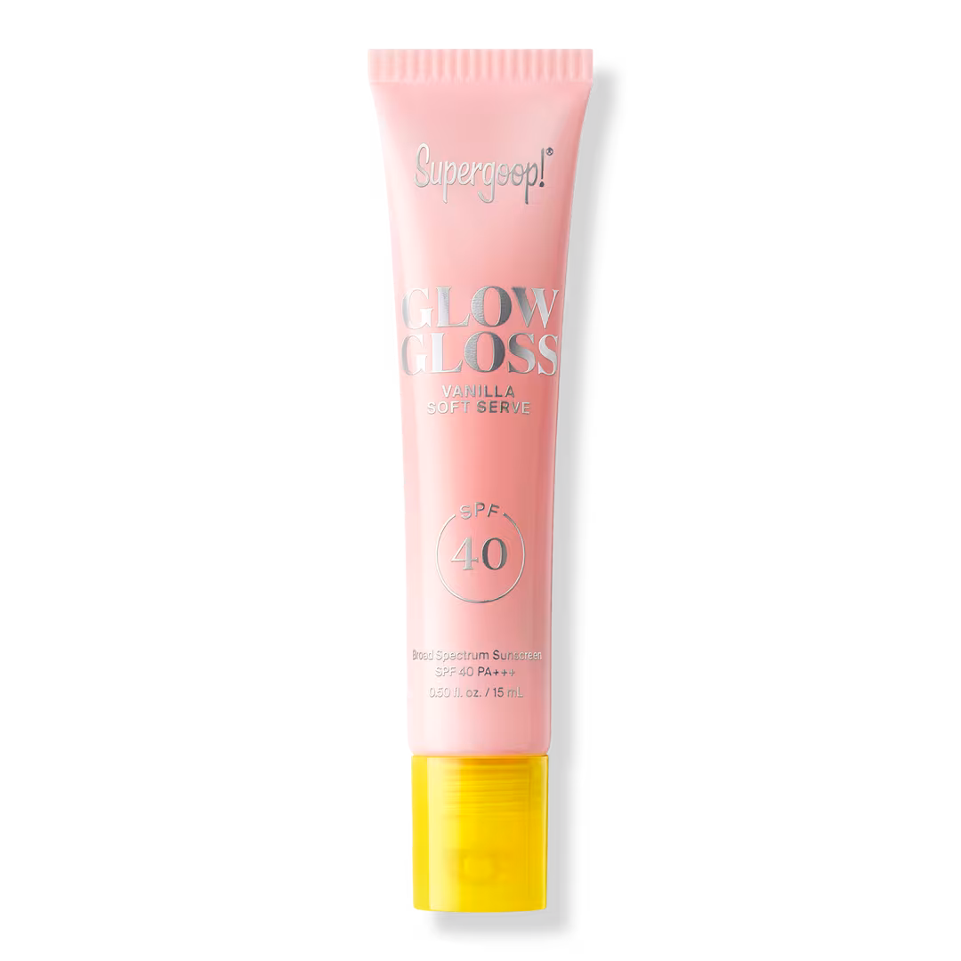 Supergoop!  Glow Gloss SPF 40 Lip Balm with Peptides & Shea Butter