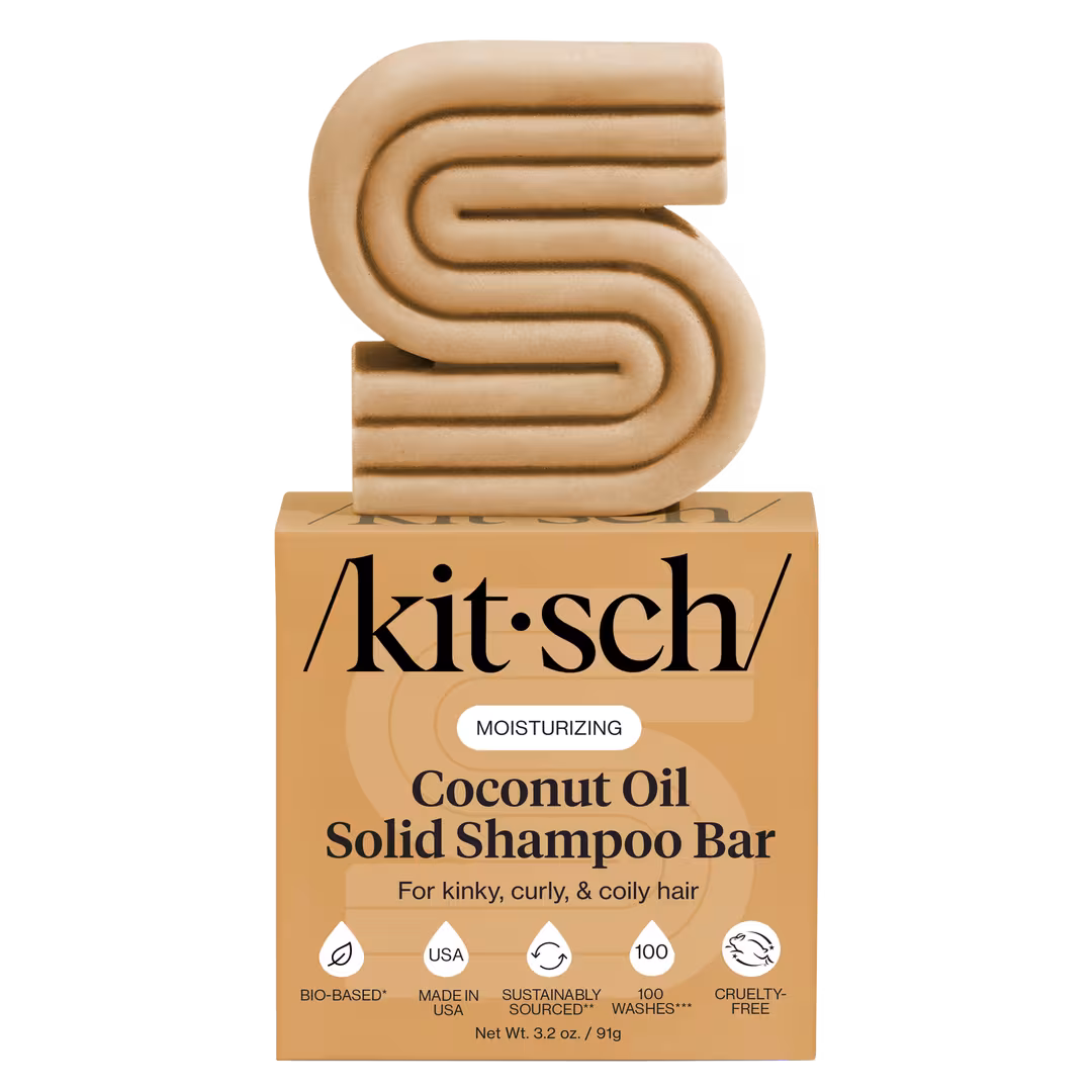 Kitsch  Coconut Oil Deep-Moisturizing Solid Shampoo Bar