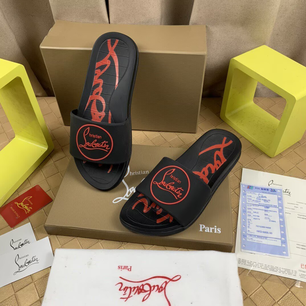 CHRISTIAN LOUBOUTIN SLIPPERS - CCSHOES