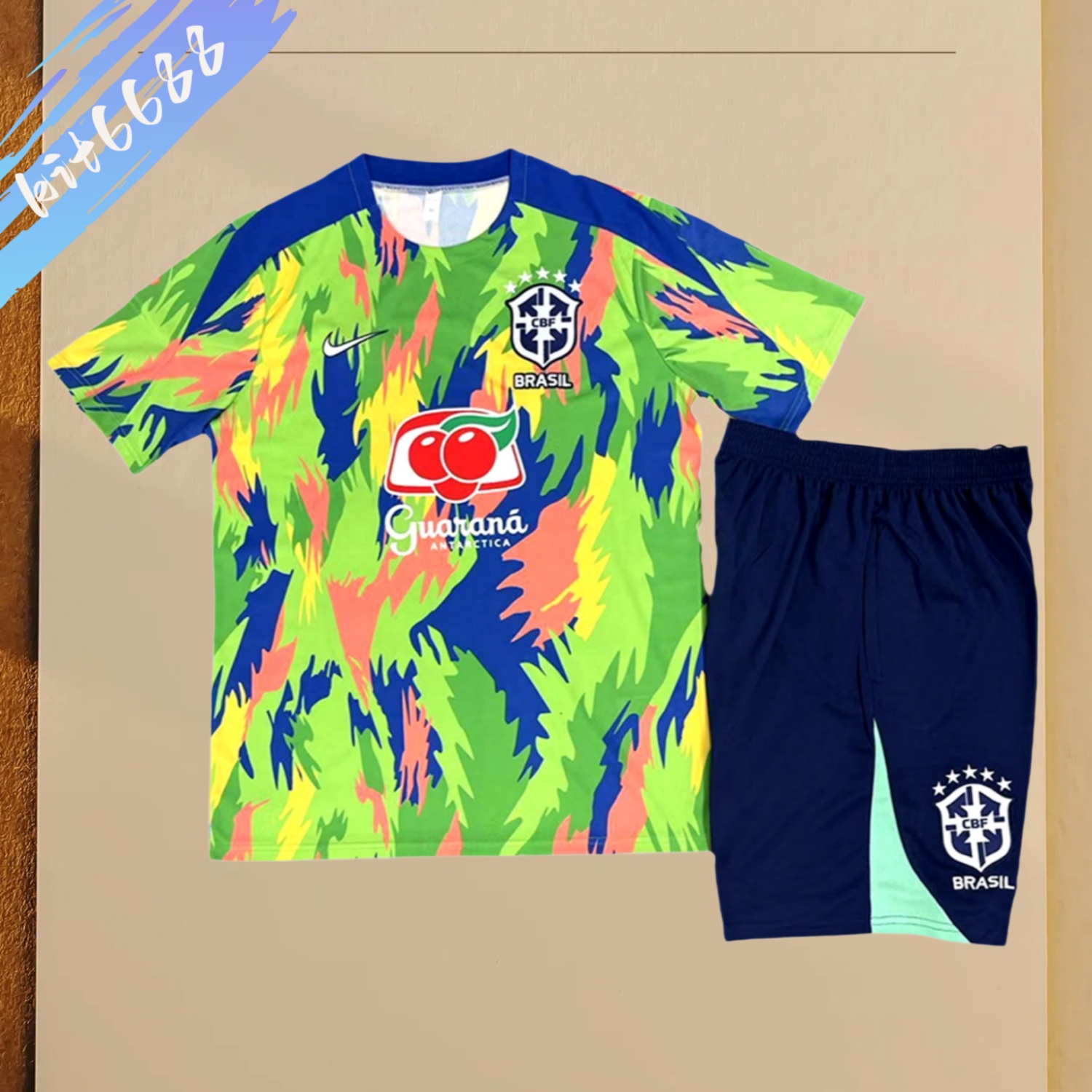 2025/2026 Brazil Short Sleeve Training Kit (Kids Kit)
