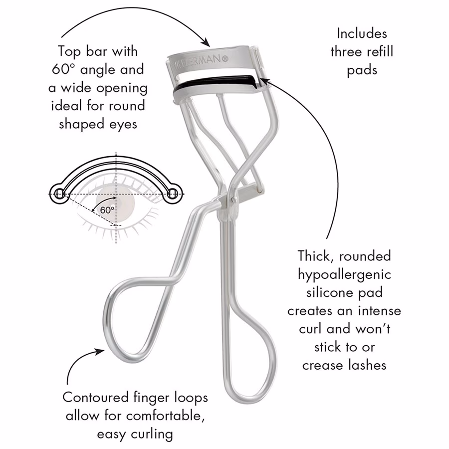 Curl 60° Lash Curler - Platinum
