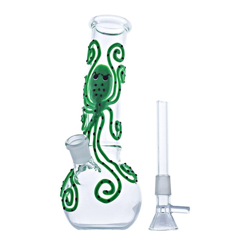 7 Octopus Pattern Glass Bong