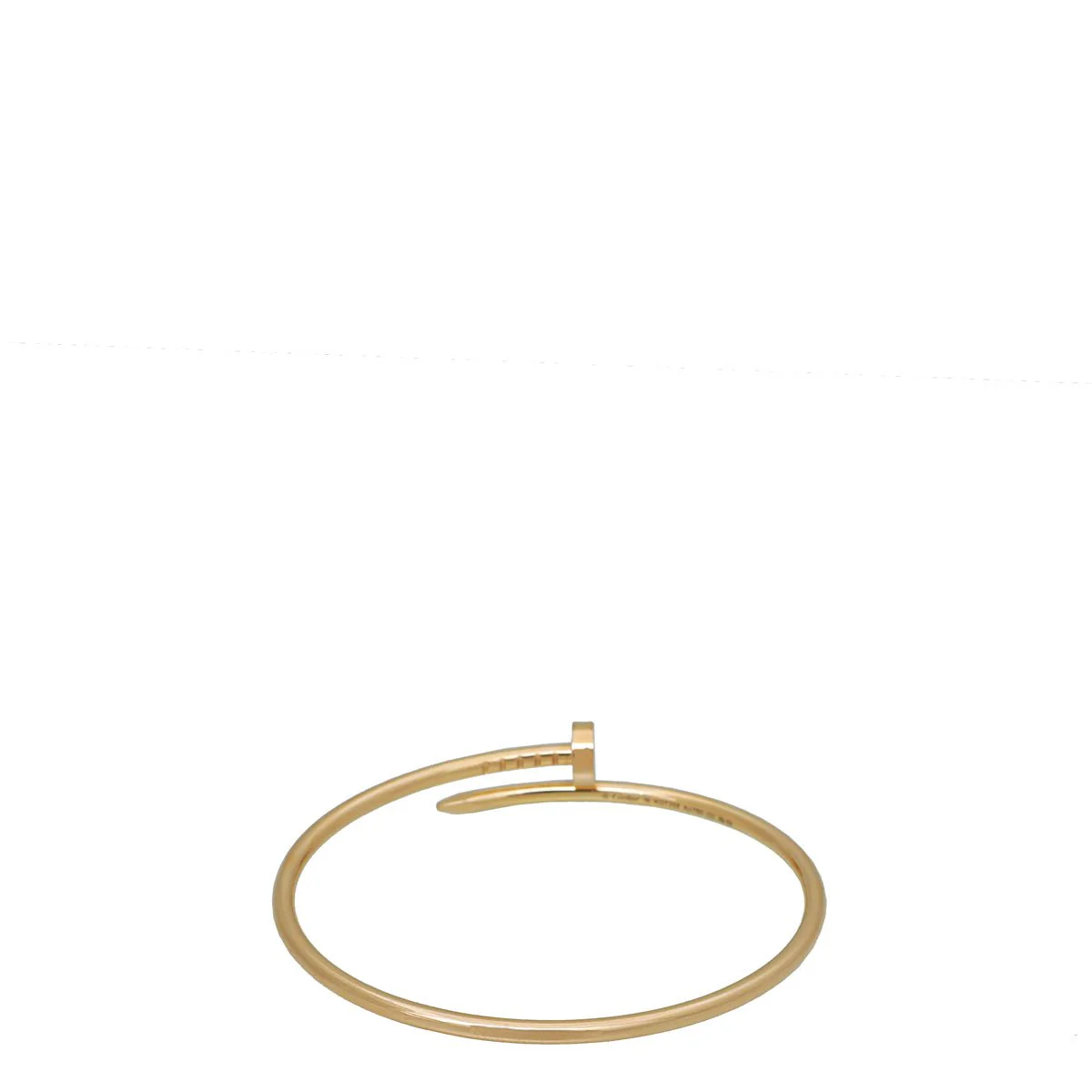 Cartier 18K Pink Gold Small Model Juste Un Clou Bracelet 16