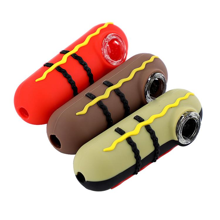 Sausage Silicone Hand Pipe