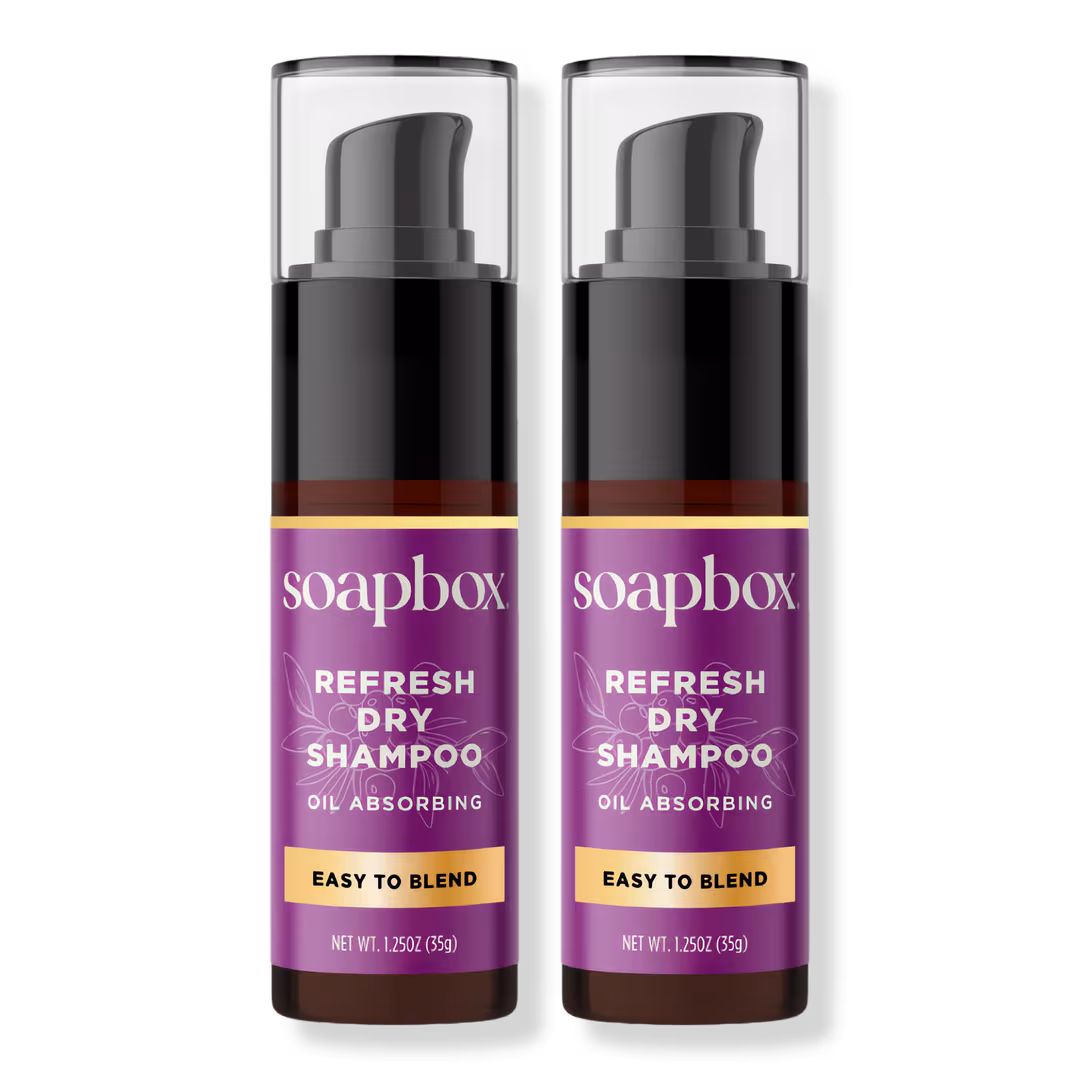 Soapbox  Refresh Oil-Absorbing Dry Shampoo Duo