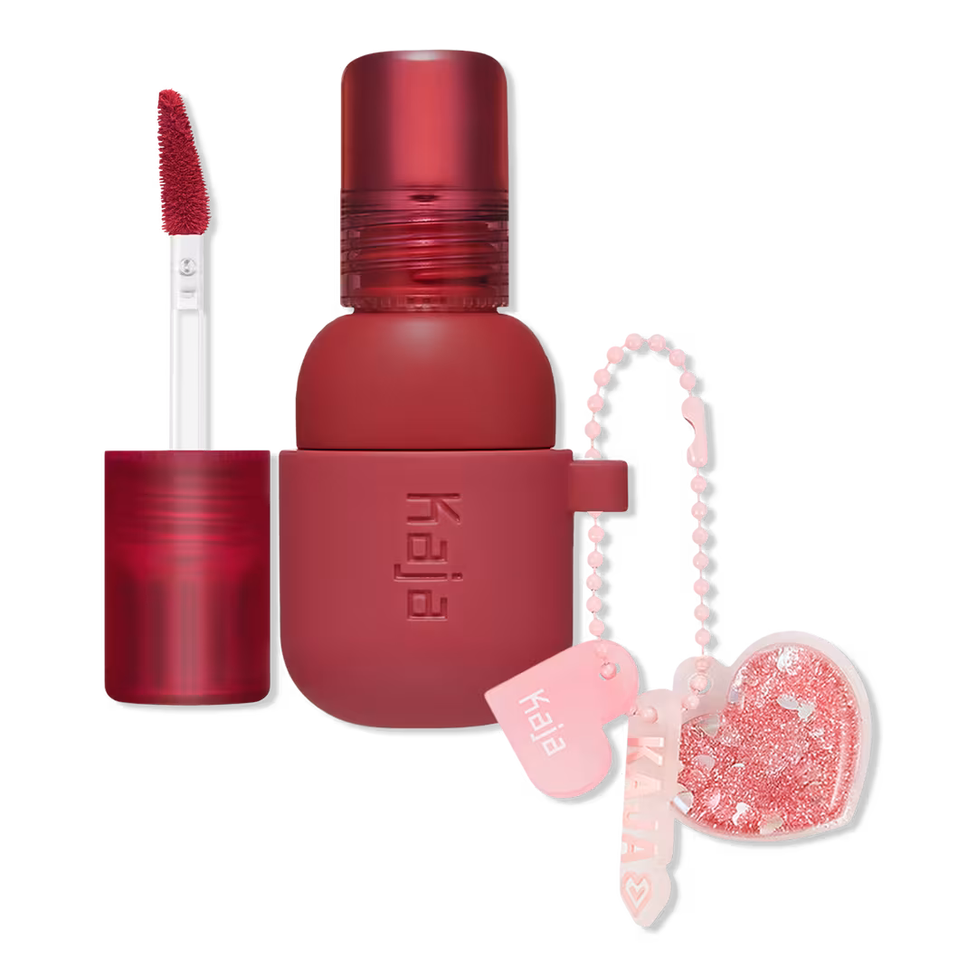 Kaja  Jelly Charm Glazed Lip Stain & Blush with Keychain