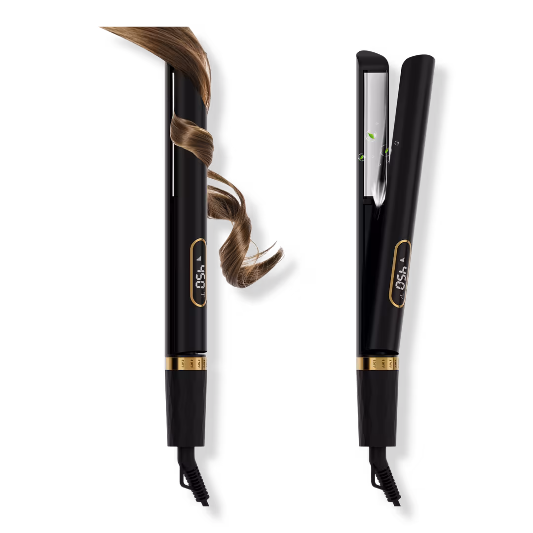NICEBAY  Titanium Flat Iron Curler Styler