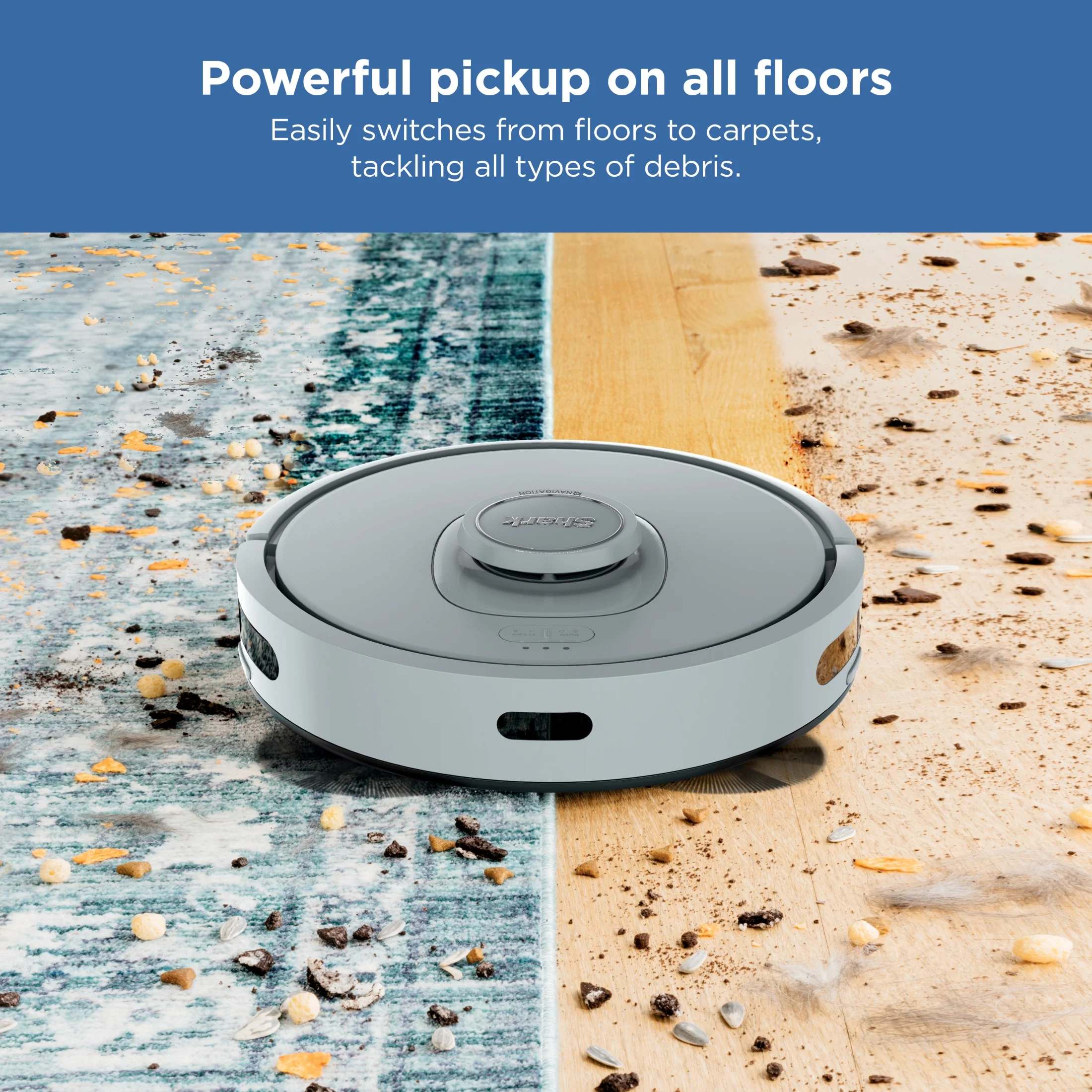Shark IQ Robot Vacuum, Bagless 60 Day Capacity Base, Multi-Surface Cleaning, Home Mapping, New