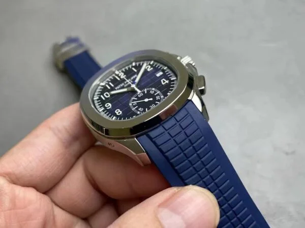 Replica Aquanaut 5968A-001 Patek Philippe Chronograph 42.2 mm,Steel,5968A-001 Blue Strap