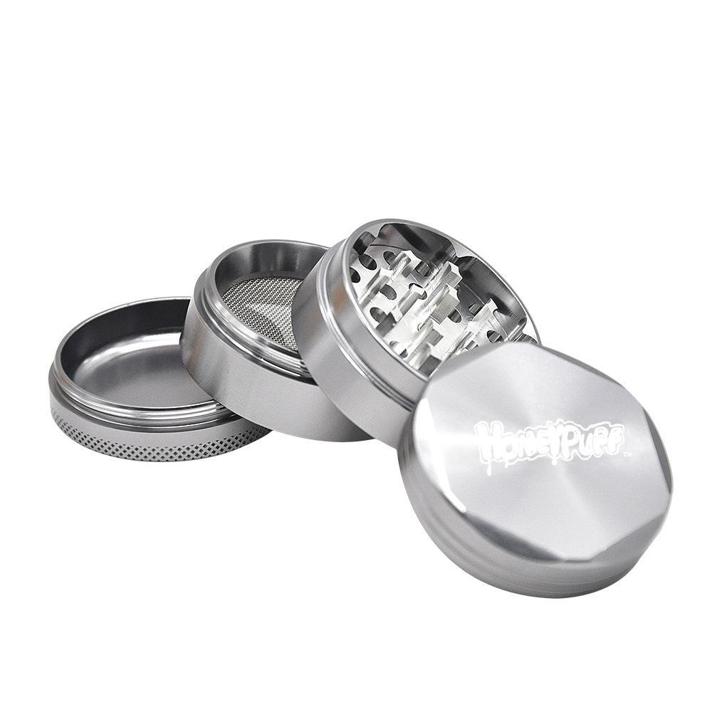 Honeypuff Easy-Grind Herb Grinder 4 Layer 50MM (3 Color)