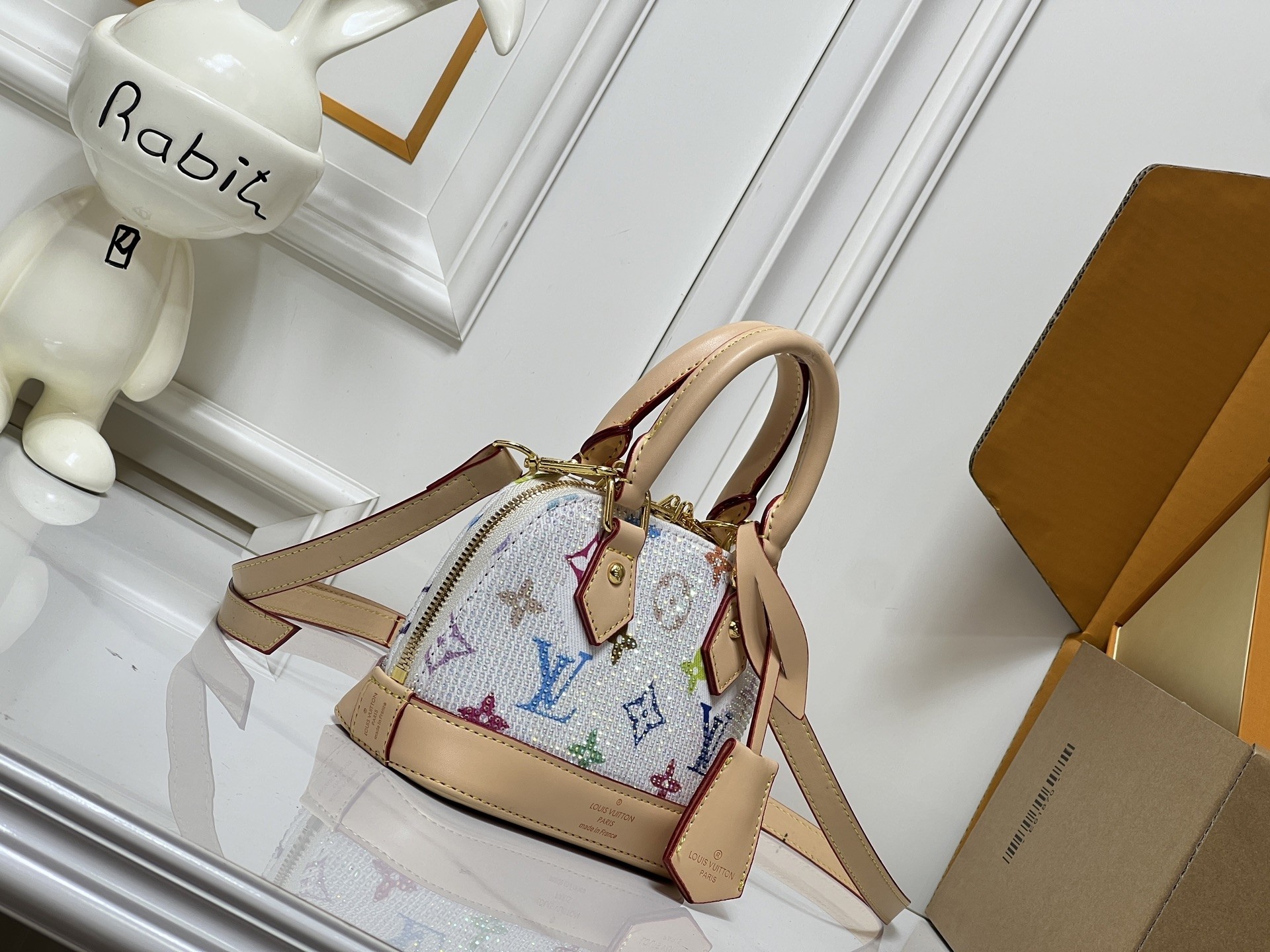 LV x TM Alma Mini Shiny Handbag