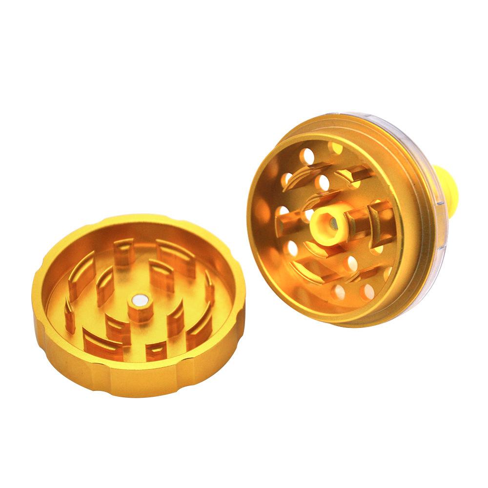 Funnel Aluminum Alloy Weed Grinder 2 Layer