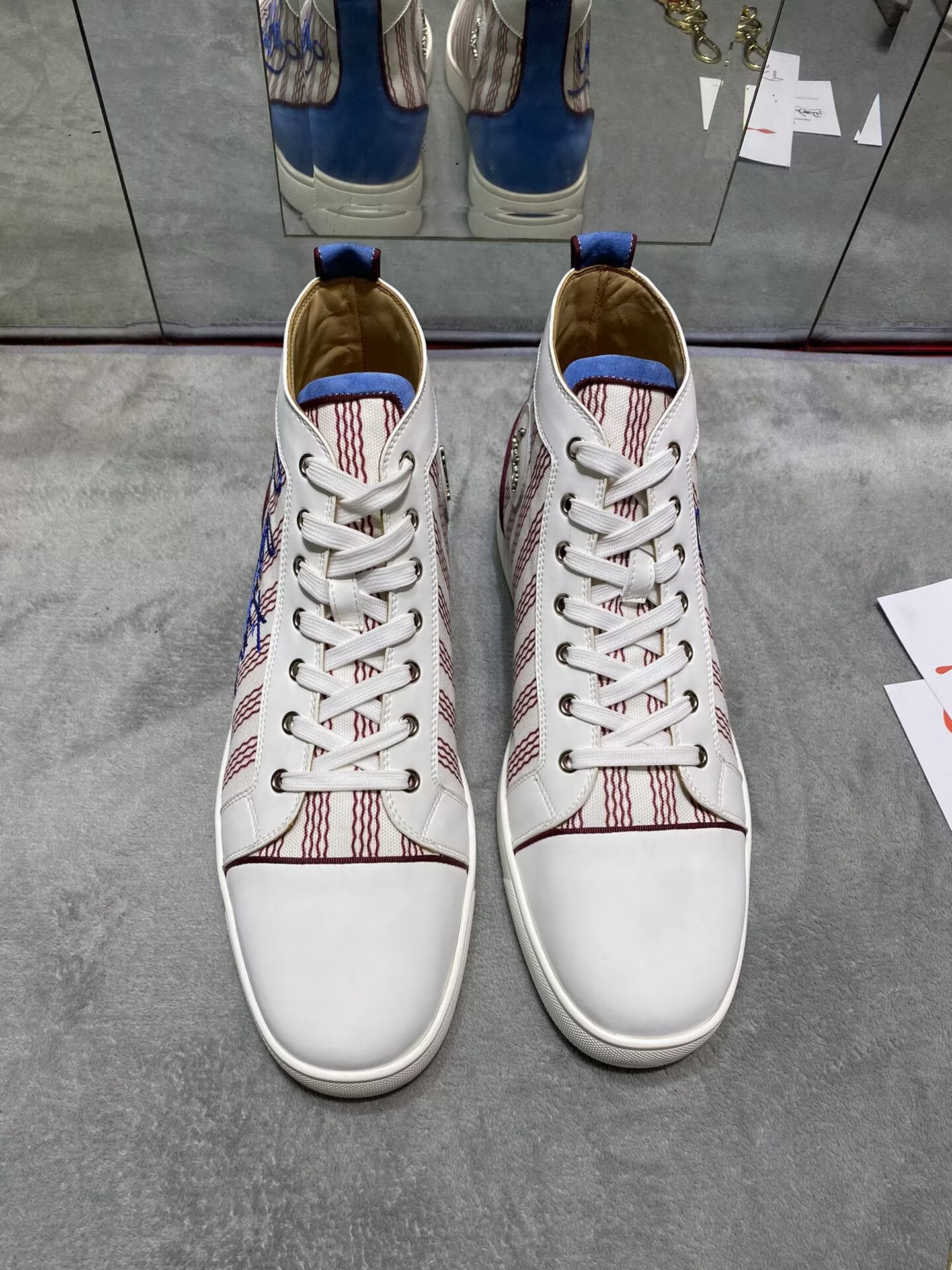 Christian Louboutin Red bottom High-Top - CCSHOES