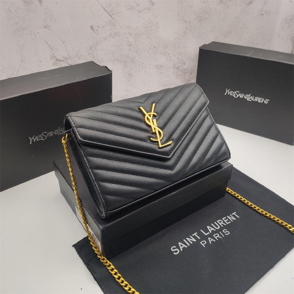 YSL Envelope Chain Purse Hangbag