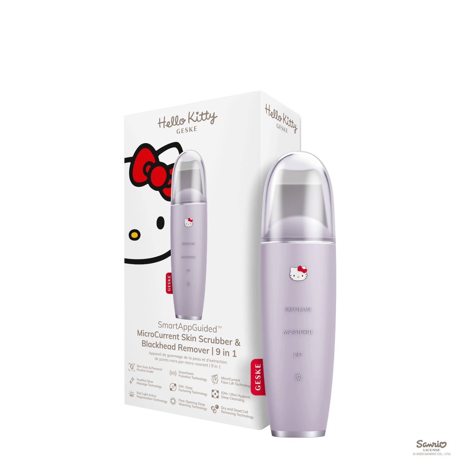 SmartAppGuided™ MicroCurrent Skin Scrubber & Blackhead Remover 9 in 1