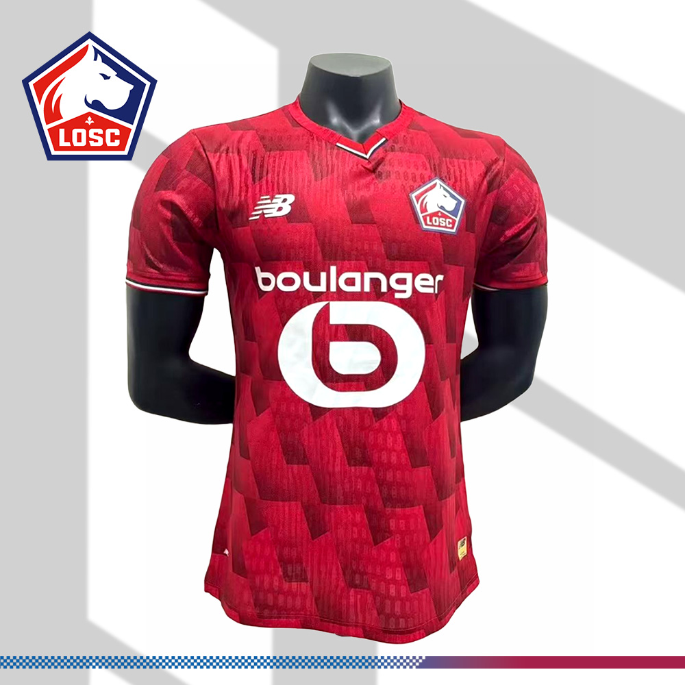 2025/2026 Lille Home Football Shirt (Player Edition)