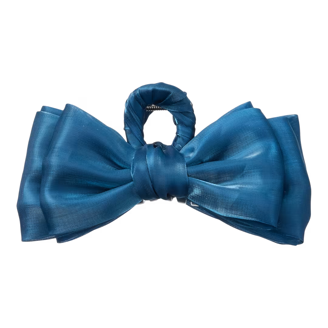 Conair Accessories  Fabric-Wrapped Bow Claw Clip
