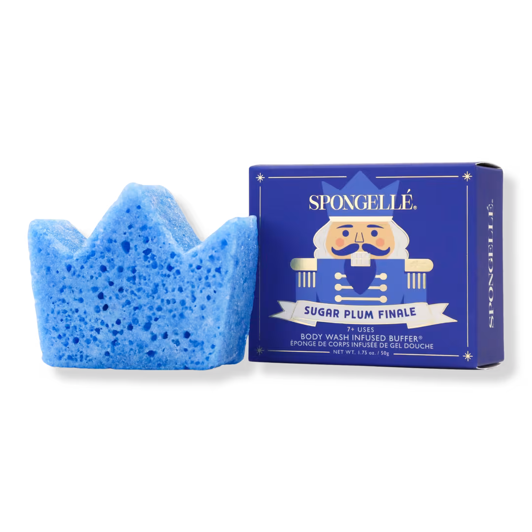 SPONGELLE  Sugar Plum Finale Body Wash Infused Buffer