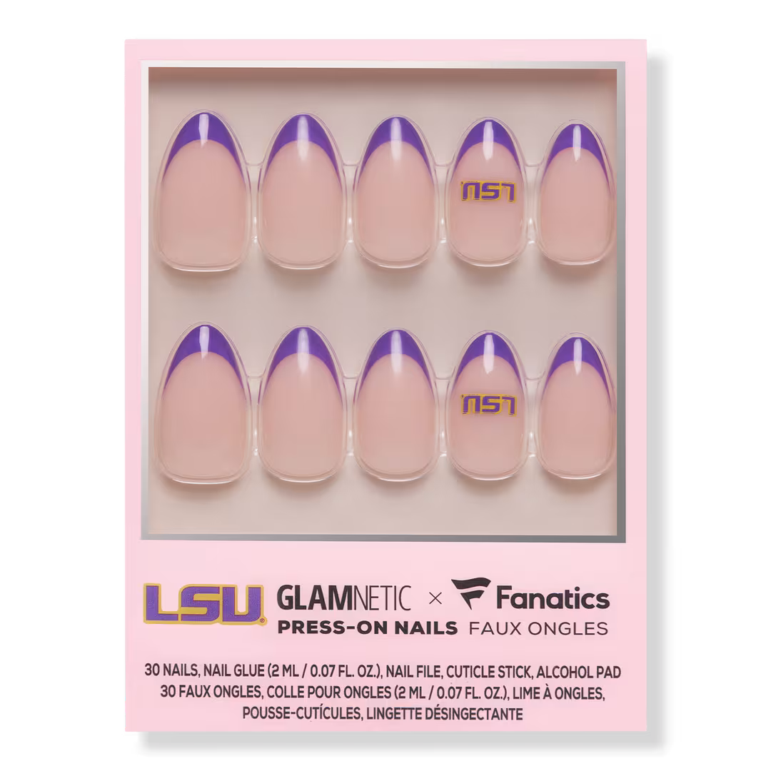 Glamnetic x Fanatics Nail  LSU Tigers Press-On Nails